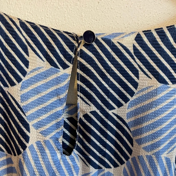 Tulle Shift Dress Geometric print size M - Picture 4 of 5